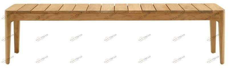 Ligne Roset Садовая скамейка из тика Elizabeth 10263105