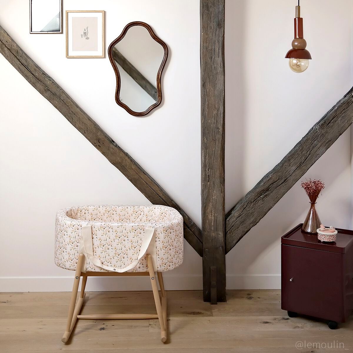 Детская кроватка с хлопковой подкладкой Charlie Crane Kuko ARCH-00145956 - Вид №3