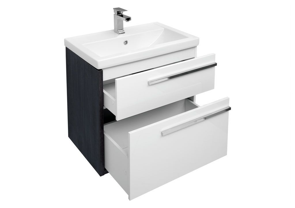 Тумба с раковиной Aquanet Фостер 70 эвкалипт мистери/белый 0020206400187813 - Вид №3