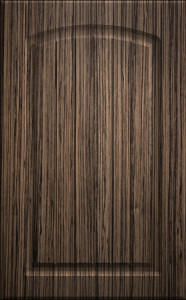 Фасады для кухни Кантри Фрезеровка «Арка сложная» Зебрано темное №119