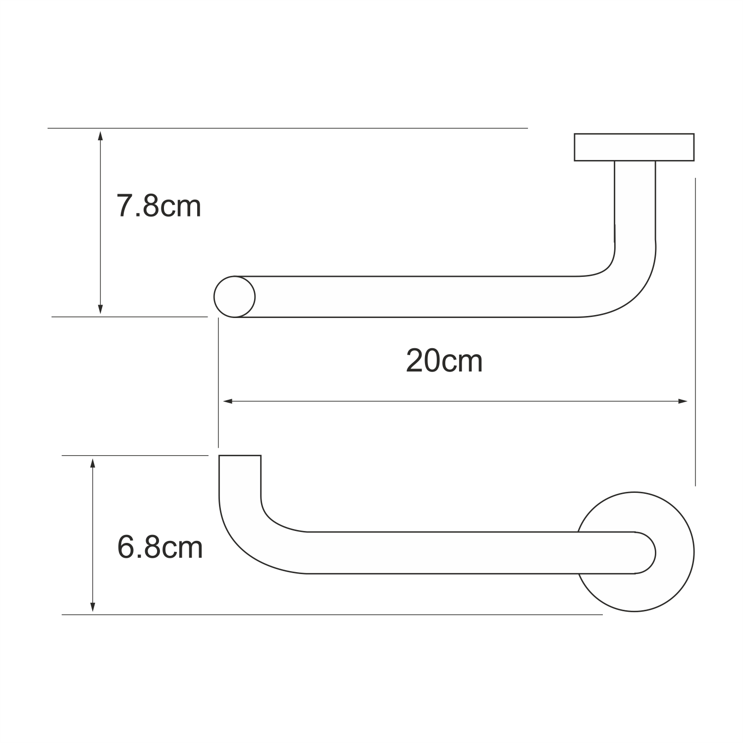 K-6296 Rhein Держатель туалетной бумаги WasserKRAFT Rhein K-6200  - Вид №3