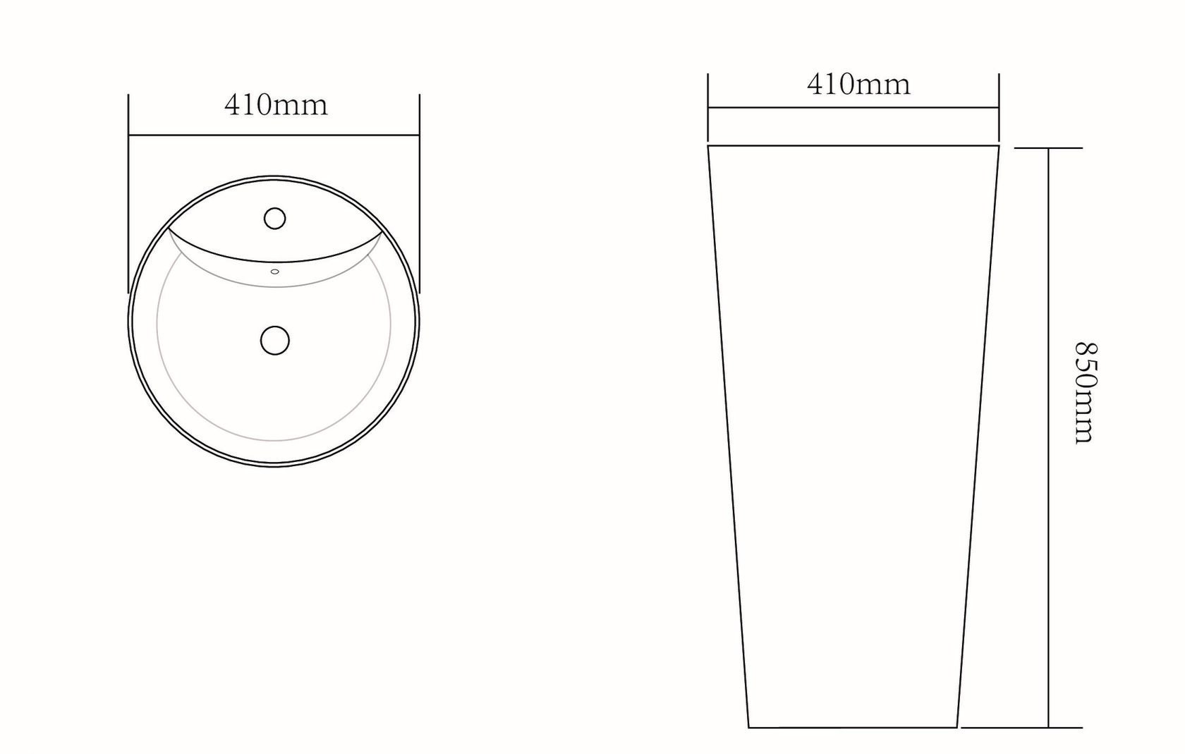 SL-4007 Раковина керамическая напольная LAB.Space  - Вид №1