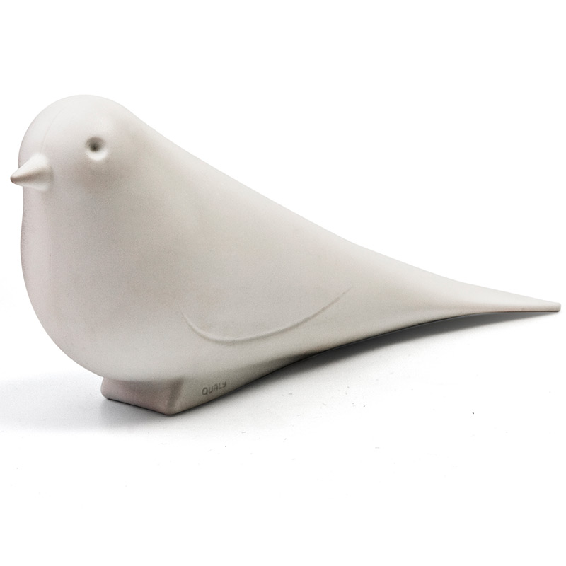 QL10095-WH Подпорка для двери dove белая Qualy 