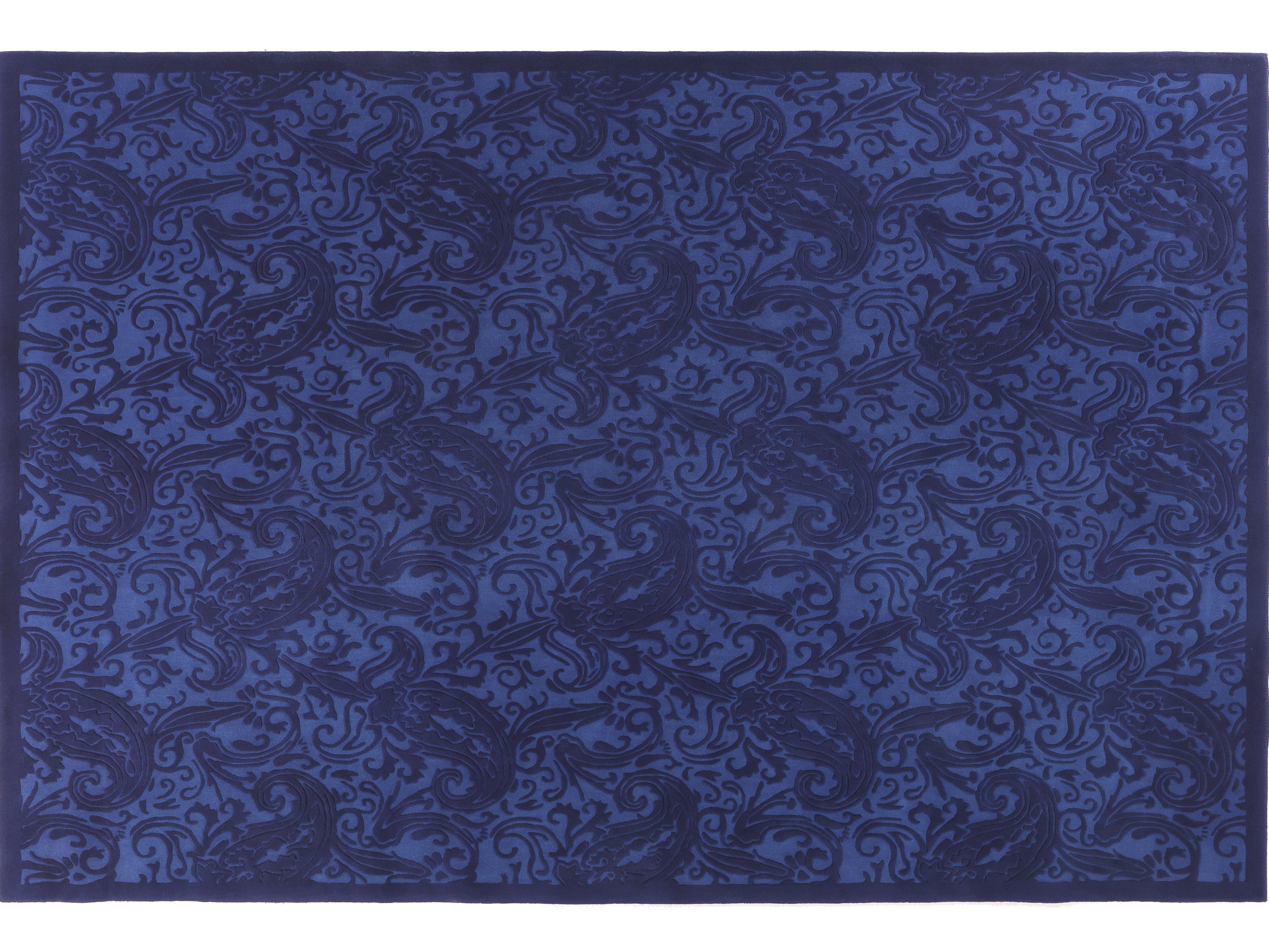 Шерстяной ковер ручной работы с прямоугольным рисунком ETRO Home Interiors HENDRIX ARCH-00051640