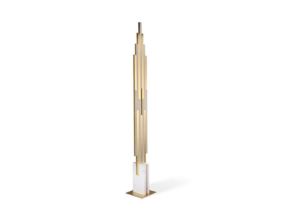 Торшер из анодированного алюминия с мраморным основанием ROCHE BOBOIS Les Contemporains ARCH-00057163 - Вид №2