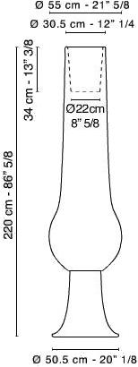 VGnewtrend Торшер для улицы из полиэтилена  7521973.93  - Вид №1