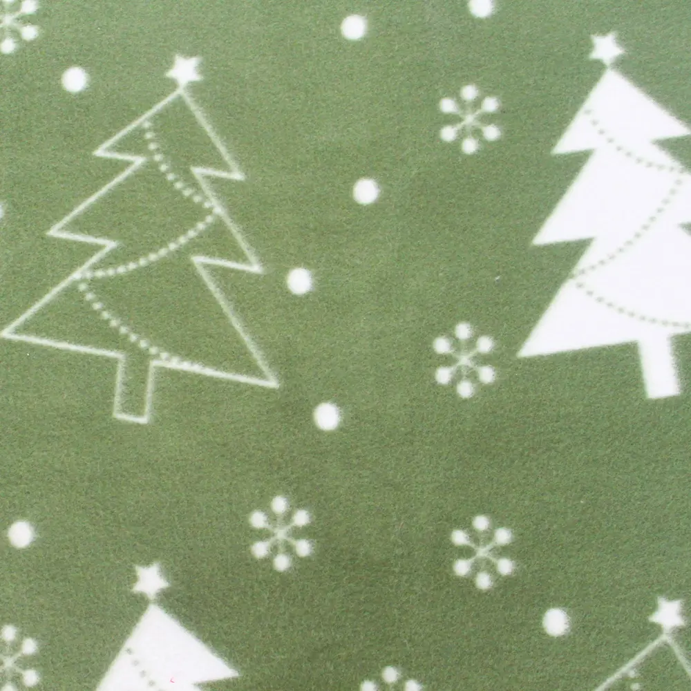 Плед Ёлки праздничные 130х170 см флис BELEZZA STLM-2090941 - Вид №1