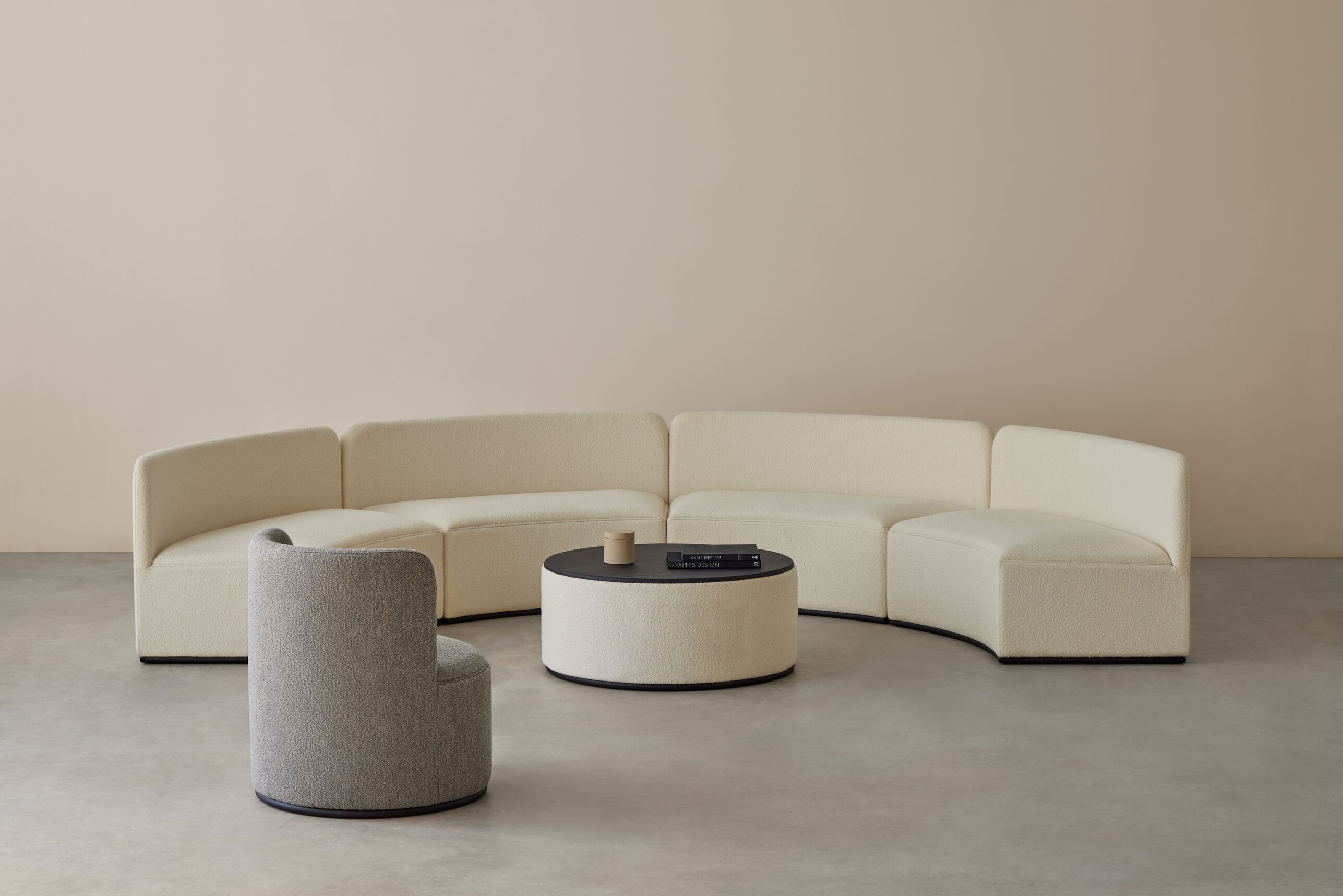 Тканевый изогнутый модульный диван Blasco&Vila Mant ARCH-00115909 - Вид №19