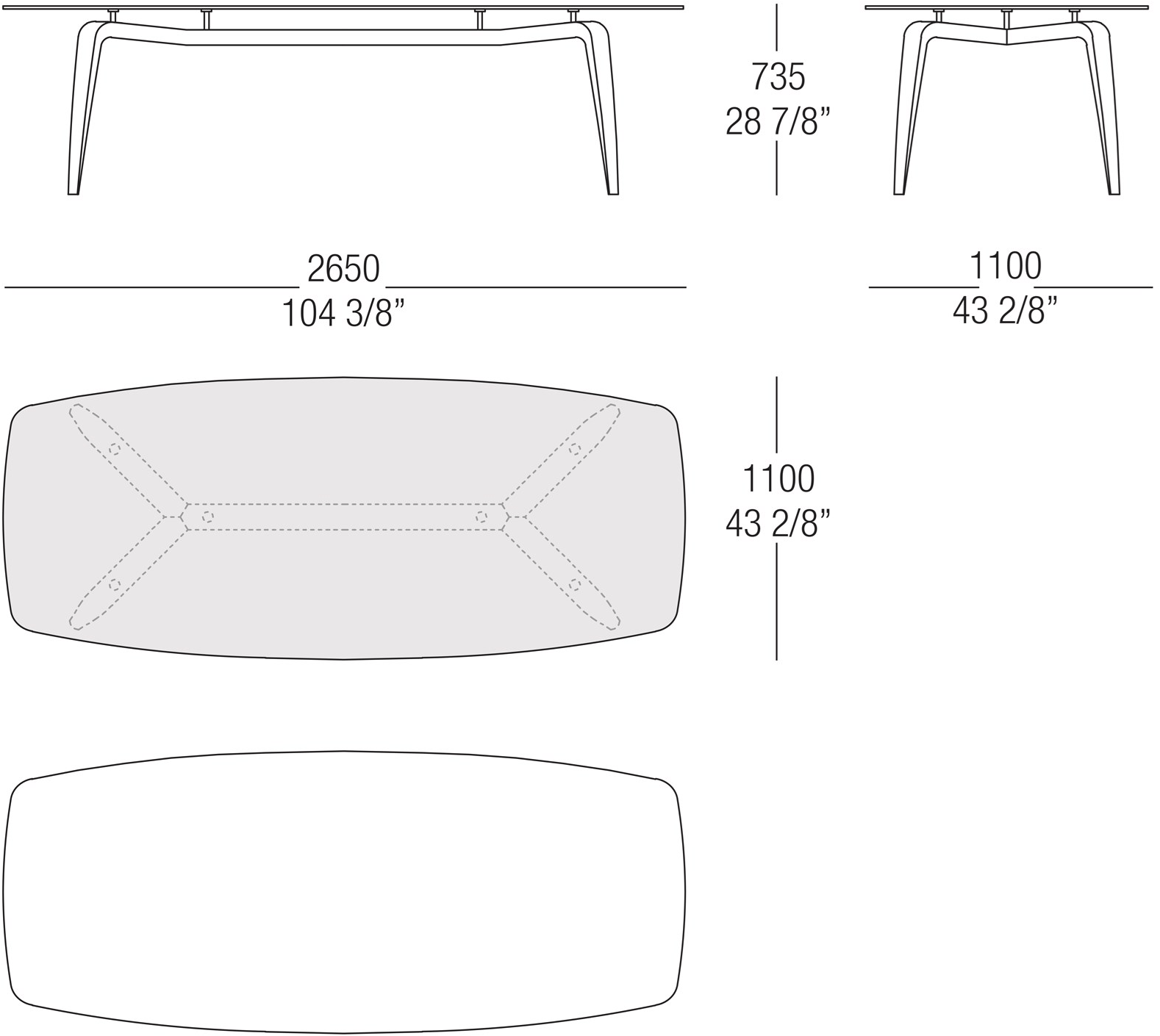 MisuraEmme Прямоугольный стол из дерева и стекла Atelier sun-id-1432927 - Вид №7