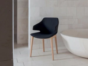 Luxy Стул с обивкой и подлокотниками Meraviglia