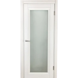 Комплект двери Нобиле со стеклом 60x200 см полипропилен белый с добором 150 мм 89430332 STLM-2143824