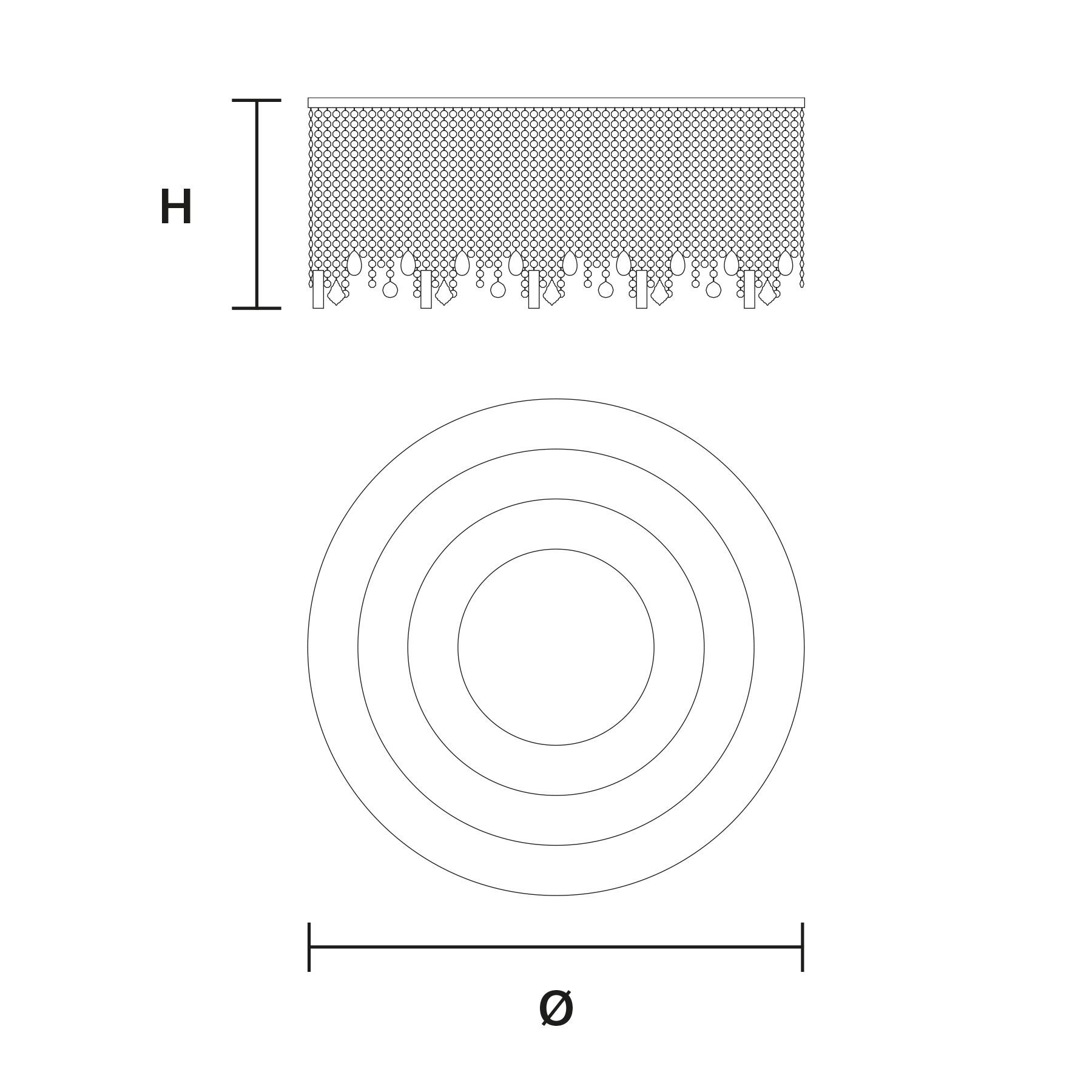 Потолочный светильник с кристаллами Masiero Cristalle ARCH-00029132 - Вид №2