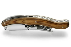 Штопор из нержавеющей стали с деревянной ручкой светло-коричневый Nebbiolo LEGNOART  00-3973464 Коричневый