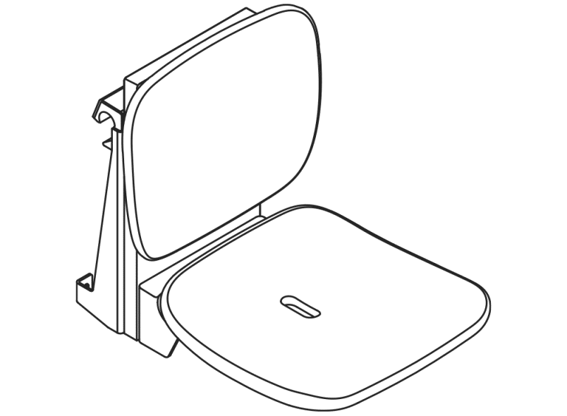802.51.14160 Комфорт подвесного сиденья HEWI Sitzen  - Вид №3