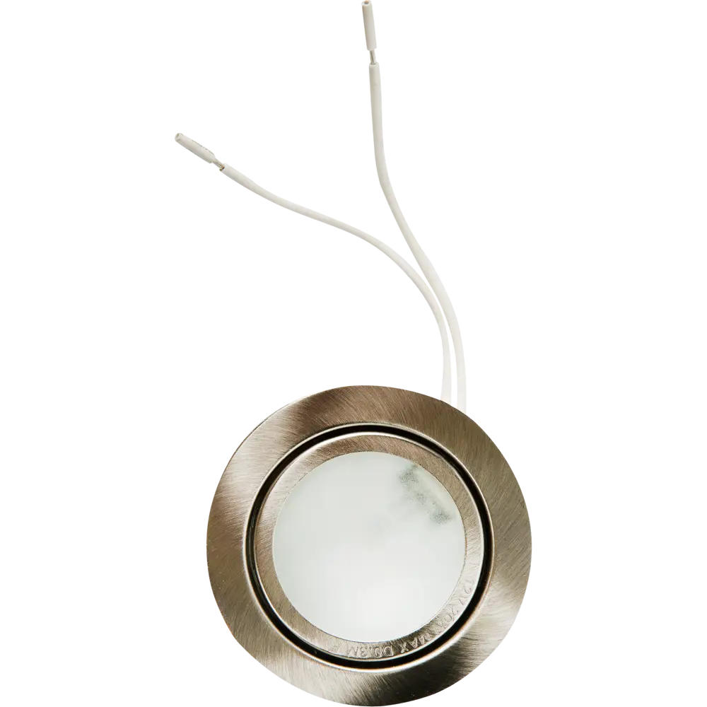 Спот мебельный накладной Flash 1xG4х20 Вт, 12В, цвет никель сатинированный Elektrostandard STLM-2135975 - Вид №2