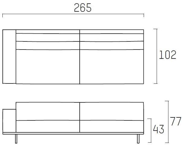 Piet Boon Модульный диван с огнестойкой обивкой Don living Pbc 06.100/102/103/ - Вид №11