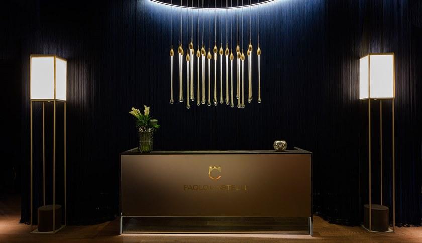 Paolo Castelli Светодиодный торшер из металла и пергаментной бумаги For hall sun-id-1476056 - Вид №4