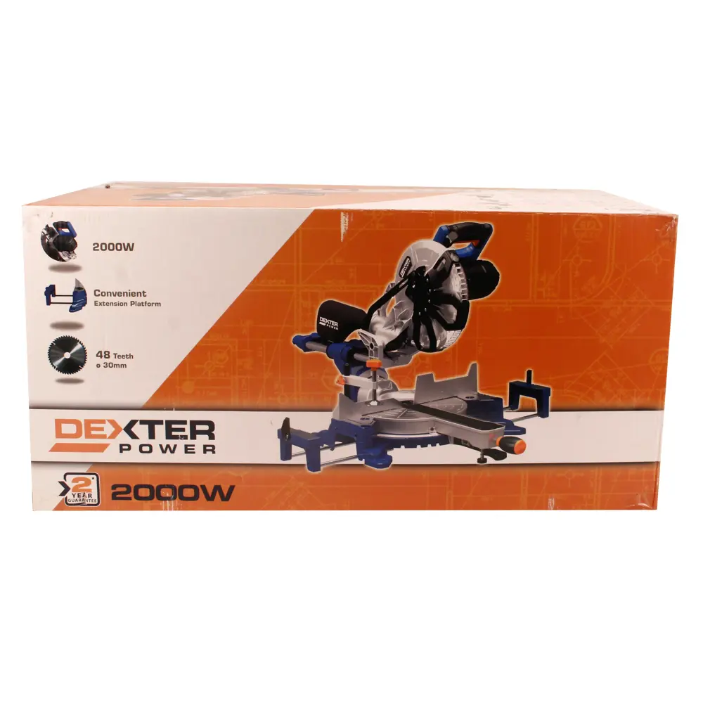 Пила торцовочная Dexter Power J1G‐ZP28‐255A, 2000 Вт, 255х30 мм STLM-2096311 - Вид №5