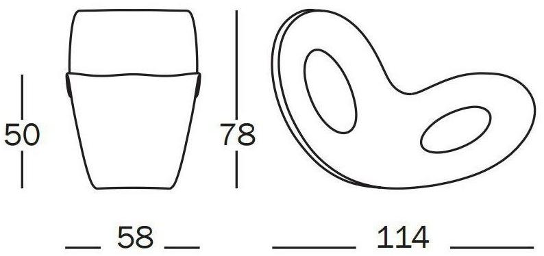 Magis Кресло-качалка из полиэтилена sun-id-1406636 - Вид №7