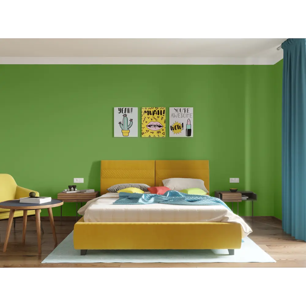 Краска для стен и потолков Trend Farbe цвет Зеленое яблоко 2.5 л 81970834 STLM-2149153 Dufa  - Вид №3