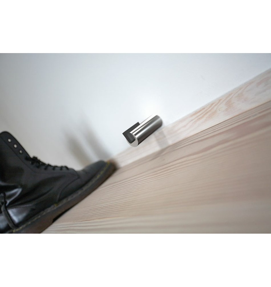 FROST Дверной упор 2, 75 мм » матовый / черный Нержавеющая сталь Матовый N1931-1  - Вид №6