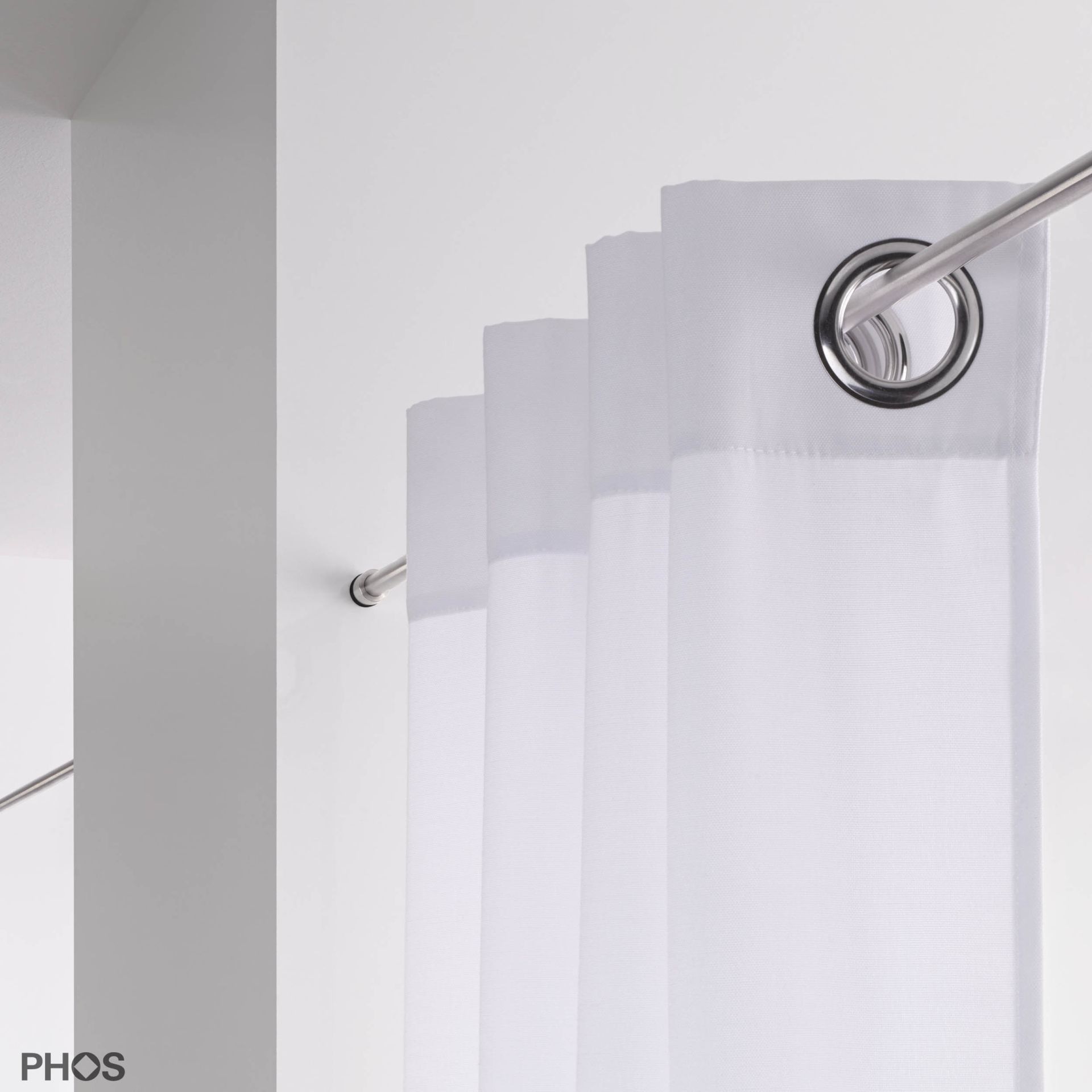 VTKS20-2-S Зажим для гардин и гардин, 100 - 160 см. сделано, чтобы измерить. PHOS  - Вид №1