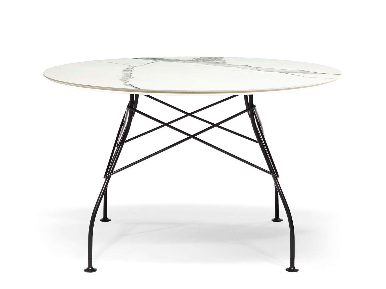 Круглый обеденный стол из керамогранита Kartell GLOSSY ARCH-00051866 - Вид №57