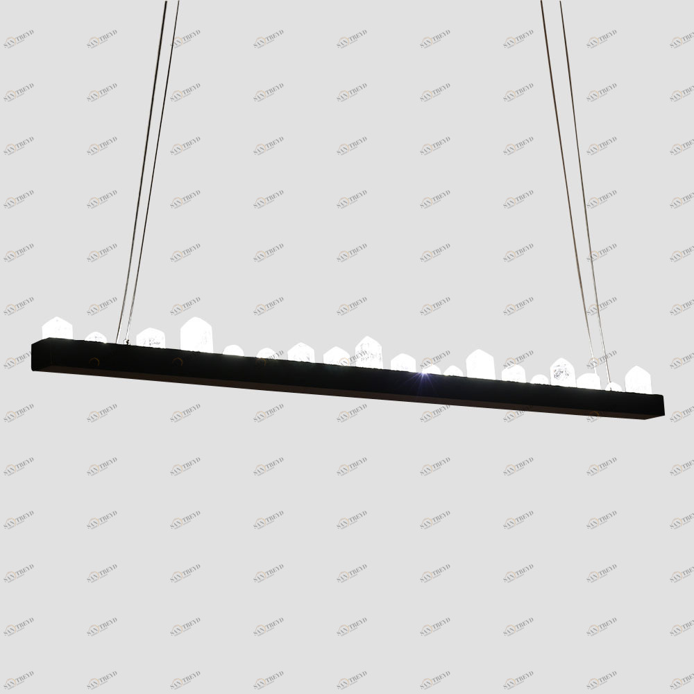 Подвесной светильник Crystal от Delight Collection KR0543P-M DELIGHT COLLECTION ДИЗАЙНЕРСКИЕ 243689 Прозрачный;черный 