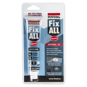 Клей-герметик специальный Soudal Fix All, в блистере, 80 мл