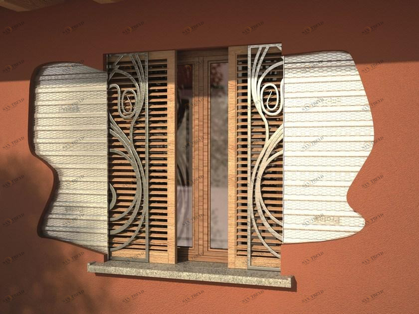 PROTEK® Двойная дверная опора для перил и ставен sun-id-1365858