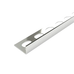 Уголок окантовочный для плитки Alprofi ПК 01-10НСП.2700.001 270 см нержавеющая сталь цвет серый