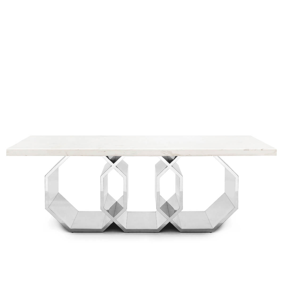 450152-19 ABHIKA ТАБЛИЦА MATHIS H90 220X100 WHITE/SILVER 