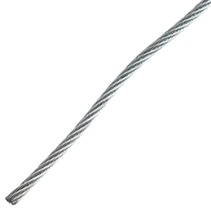 Стальной трос Tech-Krep оцинкованный 4 мм для надежного крепления и подъема 89391077