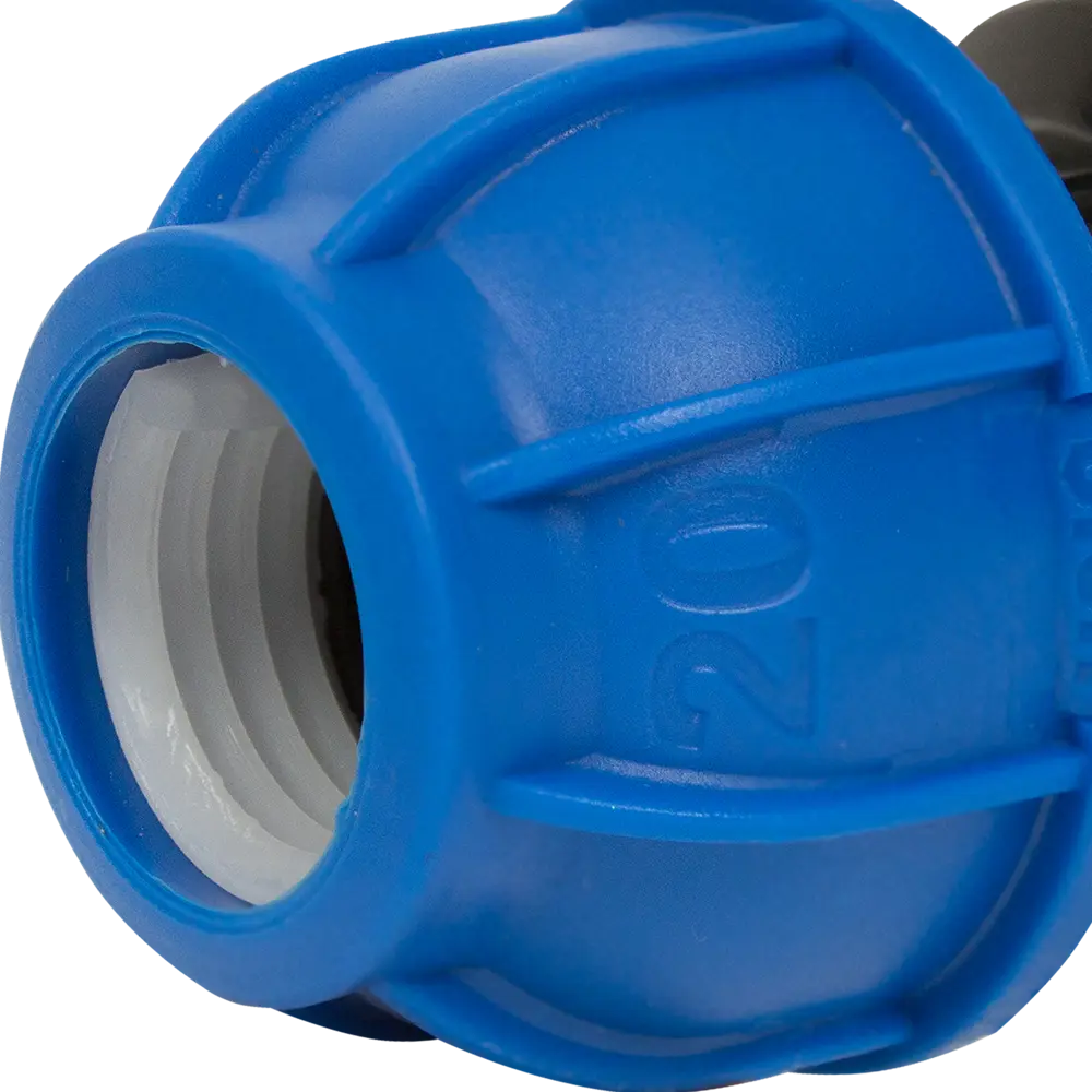 Кран ПНД ø20х20 мм обжимной полиэтилен UNIO STLM-2028236 - Вид №1