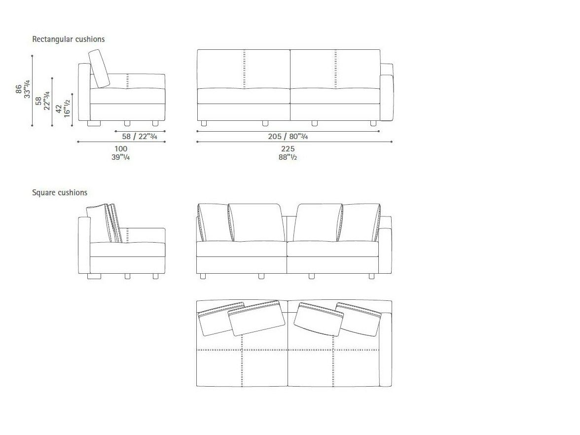 Кожаный модульный угловой диван Poltrona Frau коллекция - диваны и кресла ARCH-00060847 - Вид №36