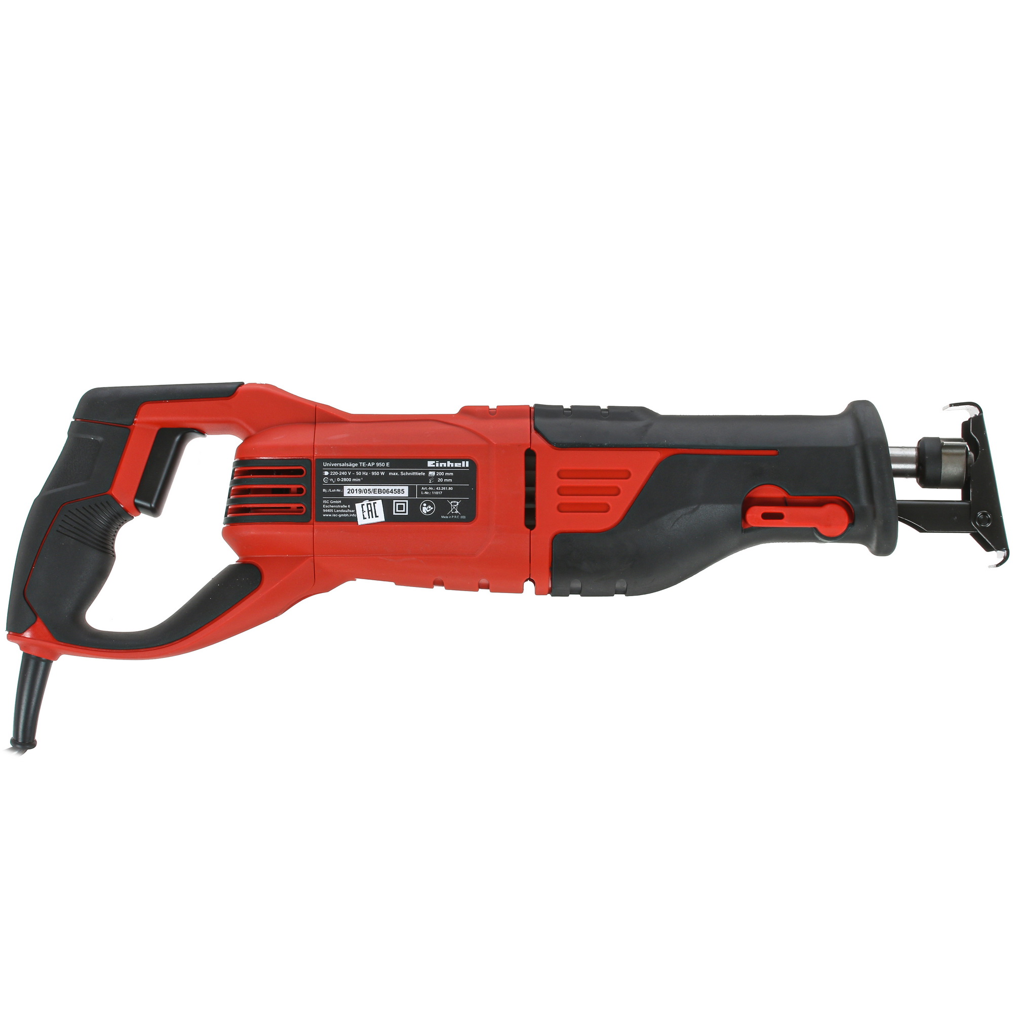 Сабельная пила Einhell TE-AP 950 E 5311655 STDN-0121360 - Вид №1