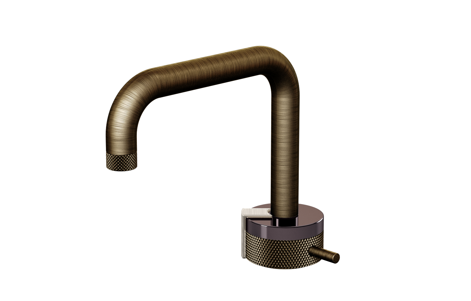 E-11500-R1OX-L2BNi-VBB Однорычажный прогрессивный смеситель для раковины - излив 15,3см GRAFF MOD+