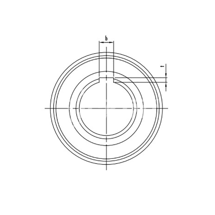 IS845 Обгонная муфта UKC20-ZZ (CSK20P) ISKRA  - Вид №2
