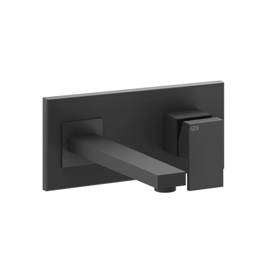 Смеситель для умывальника 44834 299 Gessi Rettangolo МАТОВО-ЧЕРНЫЙ 44834299