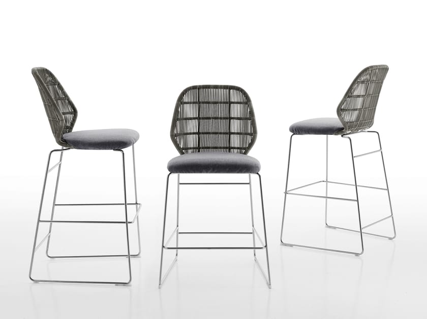 Сани сад табурет с подставкой для ног B&B Italia Outdoor кринолин ARCH-00117366