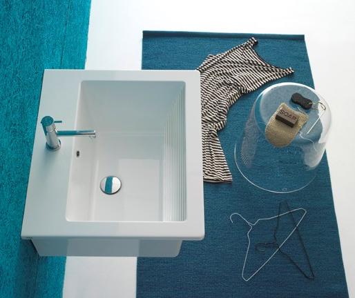 Fo063.bi Подвесная раковина настенная овальная Ceramica Globo FORTY3 белая - Вид №1