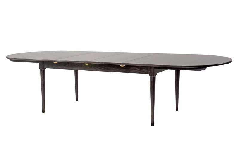 HT355 НОВИНКА D-концевой стол с повернутыми ножками ijlbrown  - Вид №2