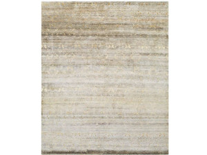 Шелковый прямоугольный ковер ручной работы