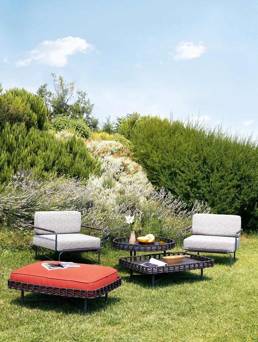 Potocco Садовое кресло с подлокотниками, обитое тканью June 921/pl - Вид №7