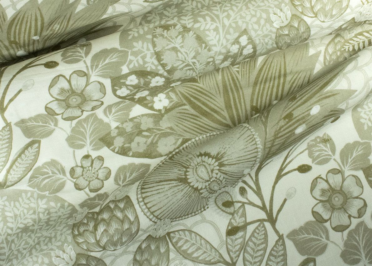 Обивочная ткань с цветочным рисунком Jannelli&Volpi СП GRANDE CORNICHE FABRICS ARCH-00051111 - Вид №4