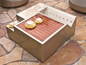 Longhi Садовый столик квадратный с подносом Bellagio – in&out collection Y 706