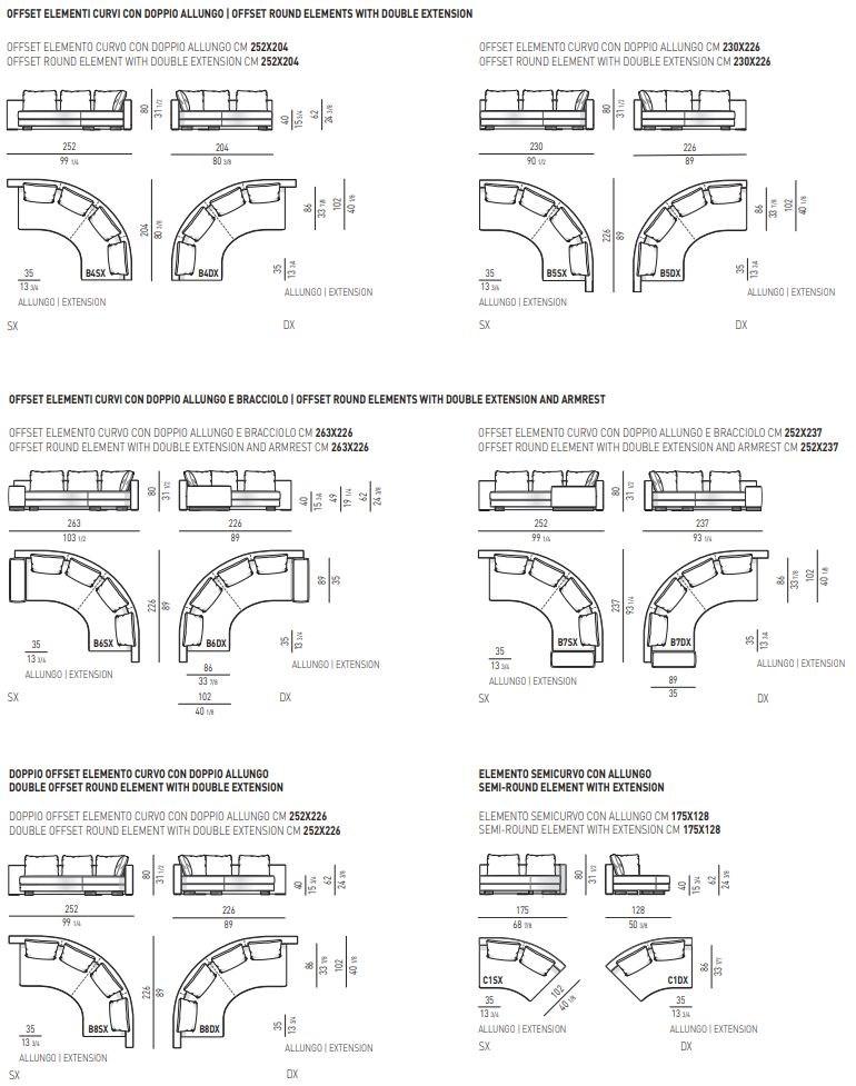 Minotti Секционный модульный диван из ткани sun-id-1383757 - Вид №18