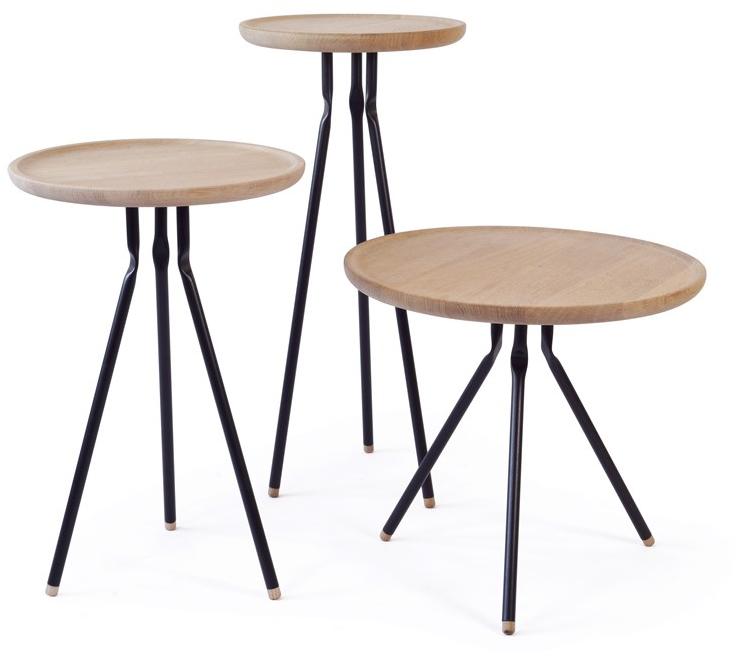 Askia Круглый журнальный столик из дуба Bend 1.t04.ok.mbk - Вид №3