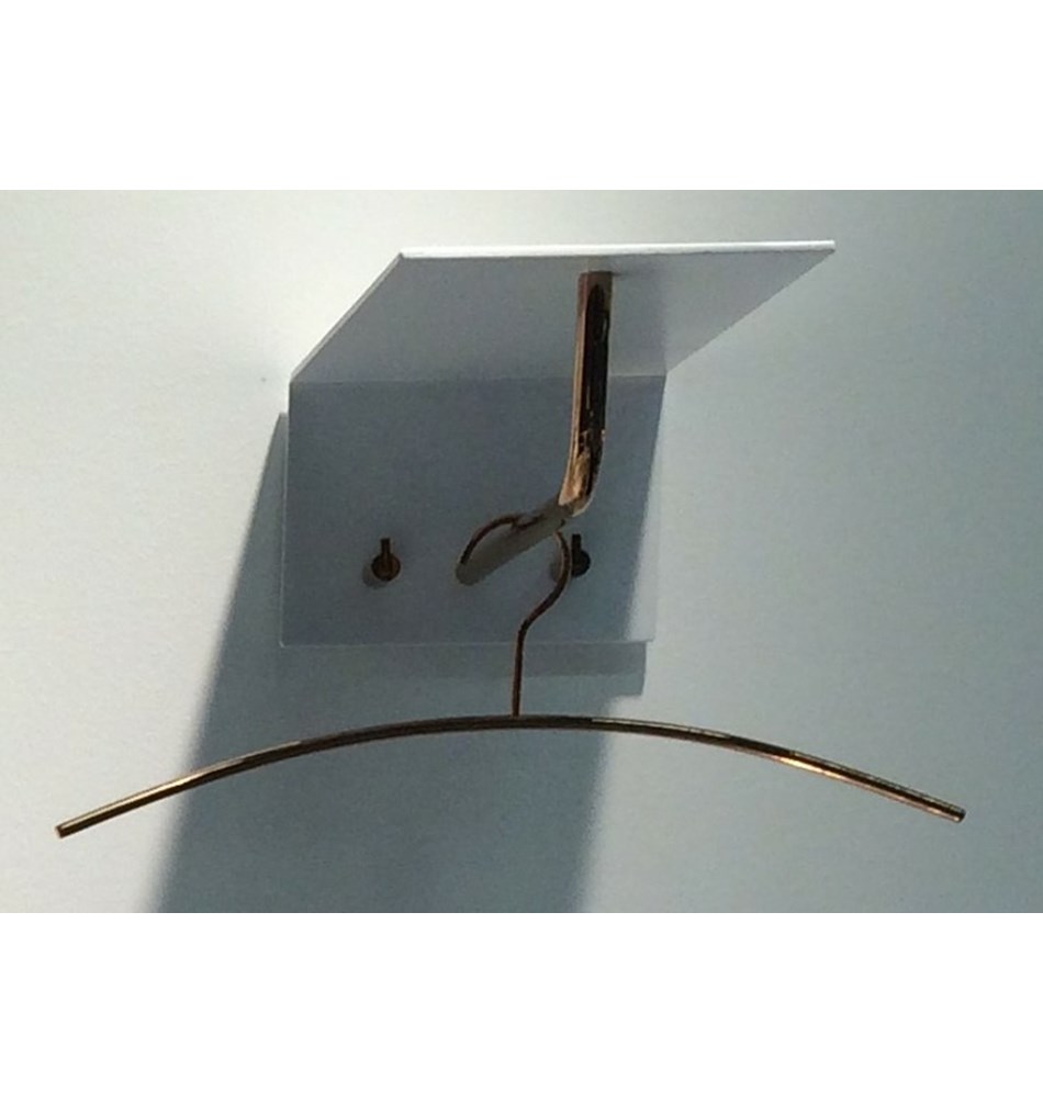 FROST Вешалка для верхней одежды UNU 200 » белая / медь Алюминий / нержавеющая сталь Белый / медь U4016-CW  - Вид №3