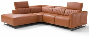 Max Divani 5-местный угловой диван в коже